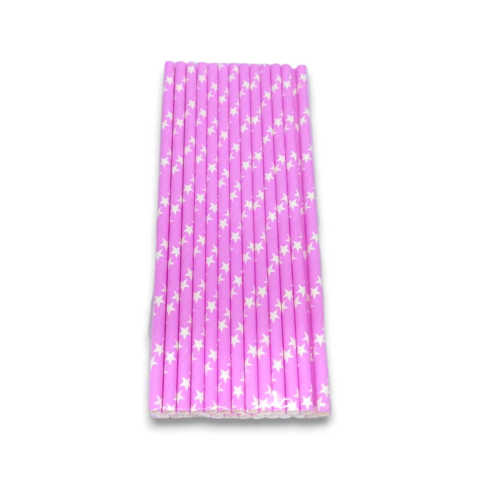 25-Piece Stars Drinking Straw