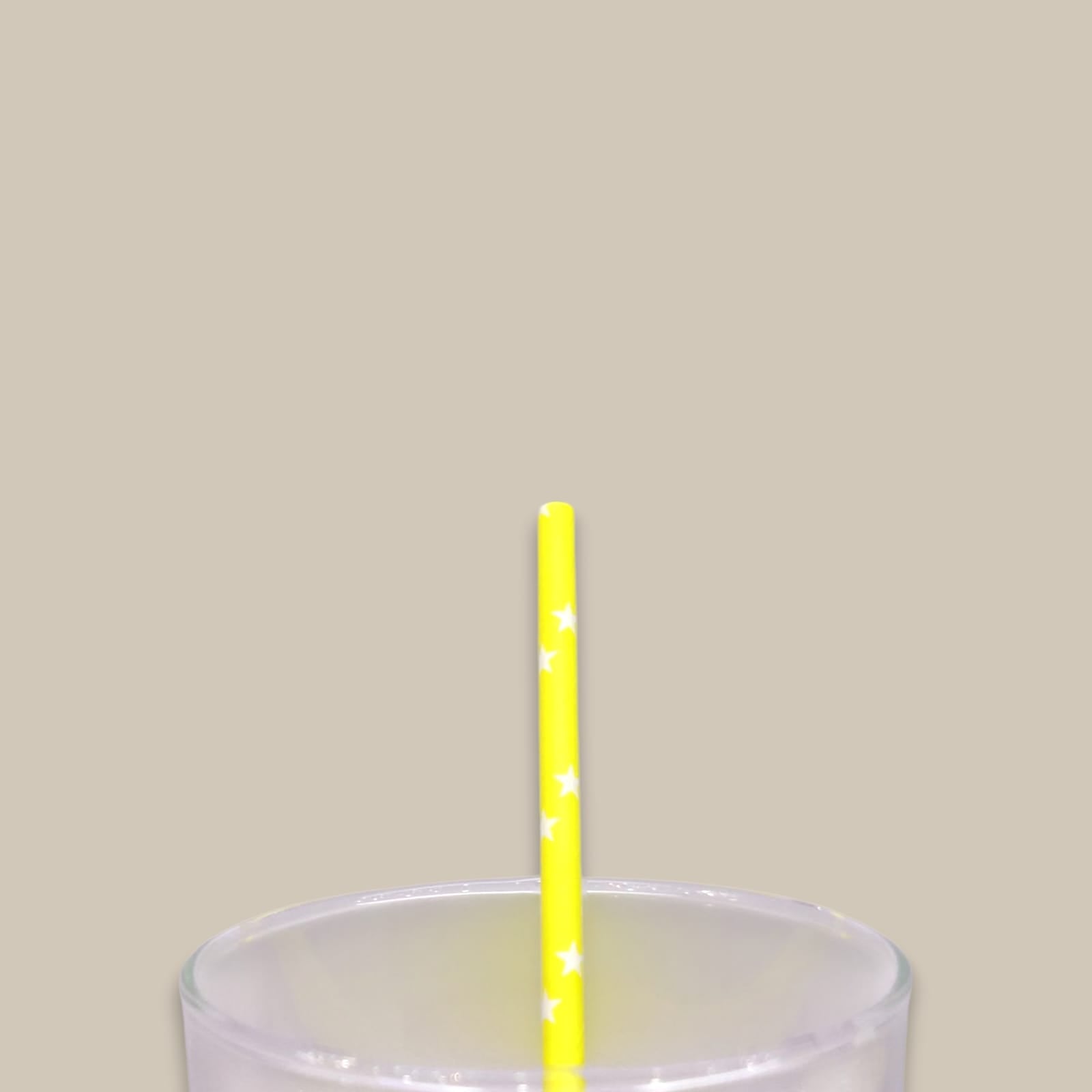 25-Piece Stars Drinking Straw