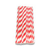 Fancy 25-Piece Stripes Drinking Straws