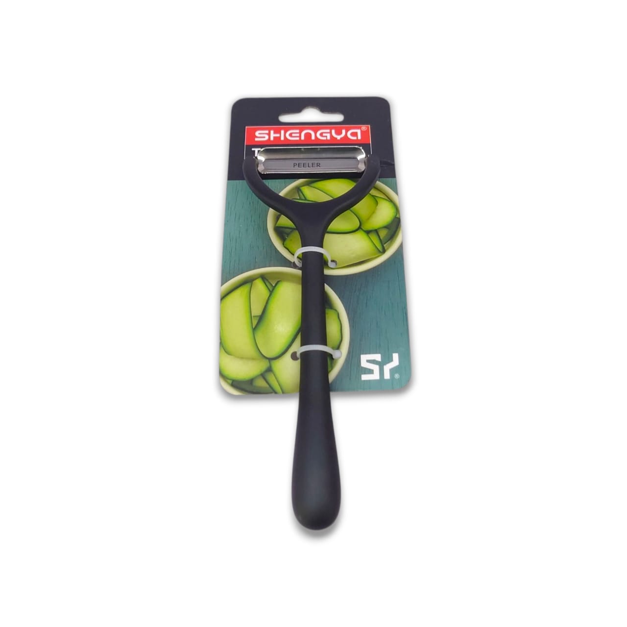 Shengya Zinc T-Shaped Peeler Black