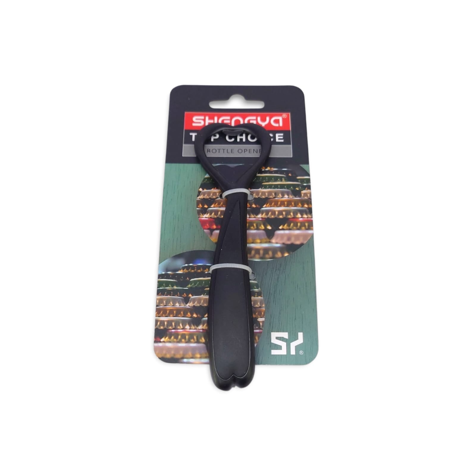 Shengya Zinc Bottle Opener Black