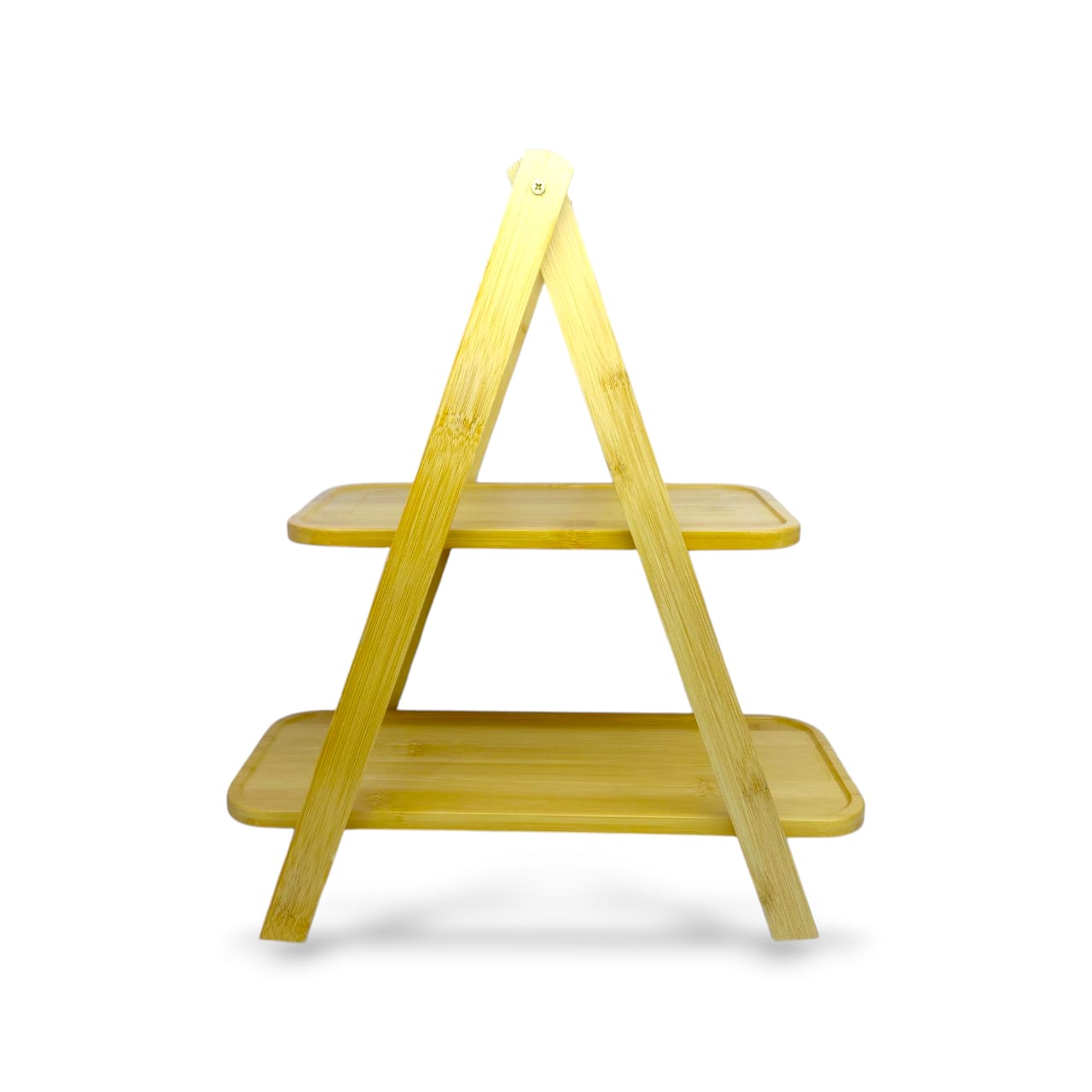 2-Tier Wooden Pastry Stand