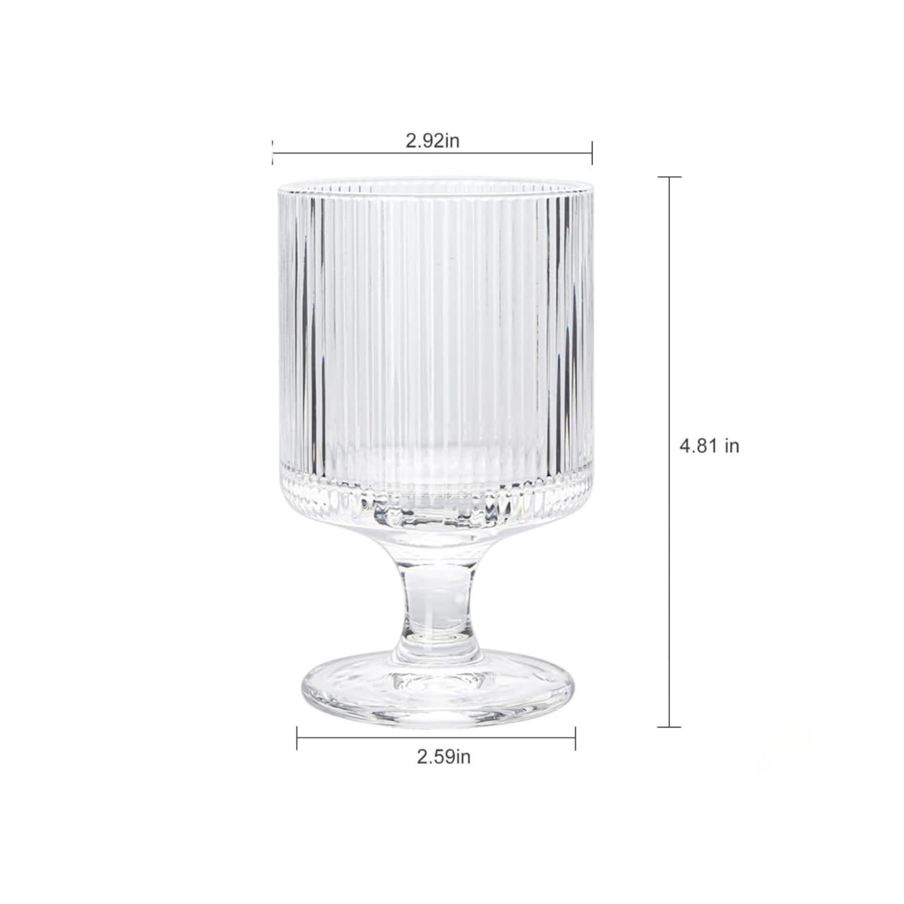 6-Piece Deli Goblet Glass Set