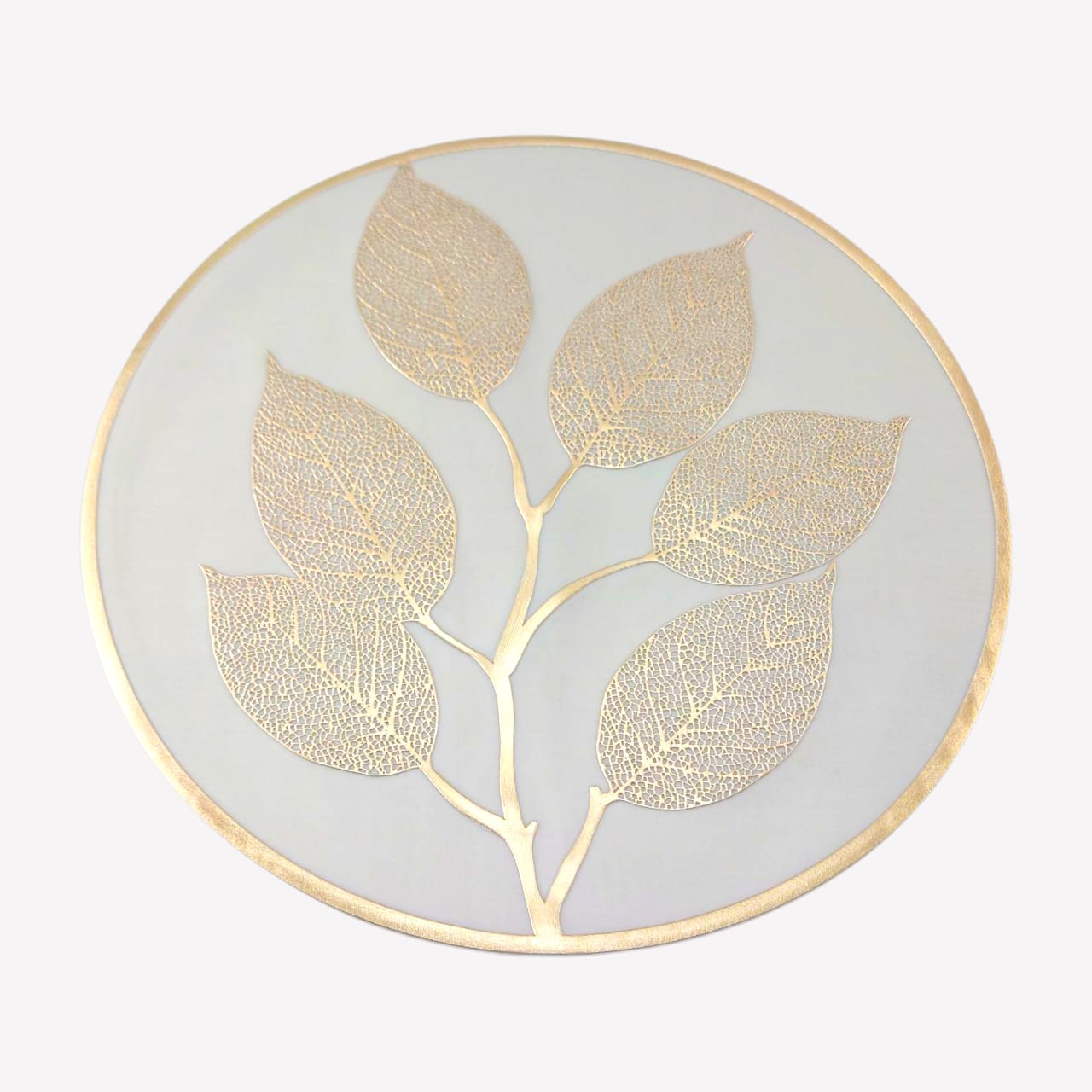 6-Piece Round  PVC Table Mat Set