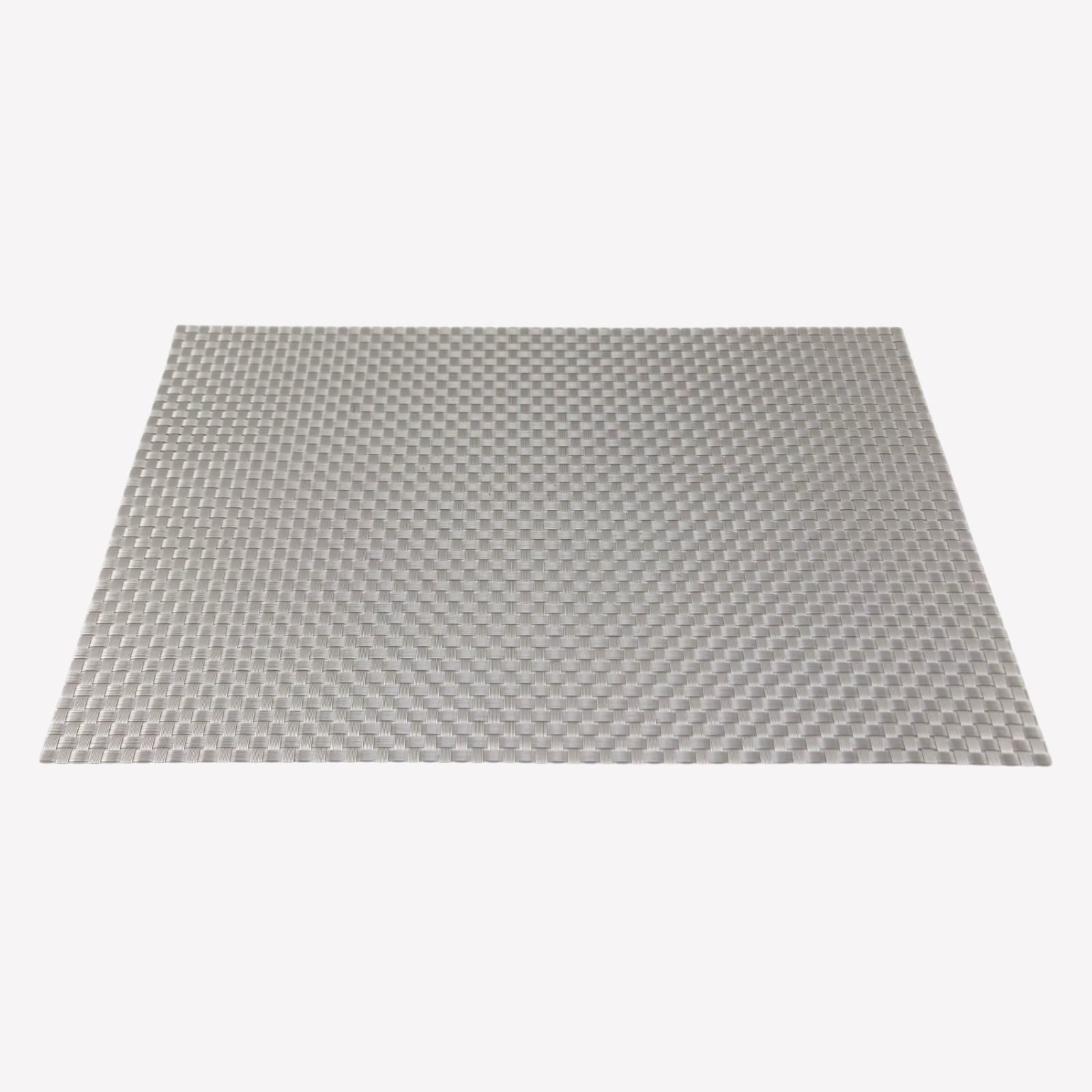 6-Piece Rectangular PVC Table Mat Set