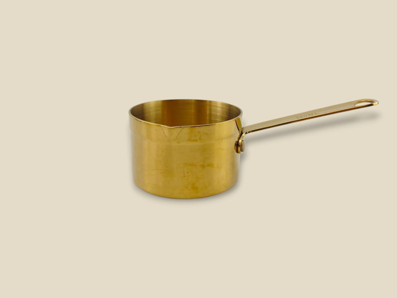 Stainless Steel Golden Mini Sauce Pot