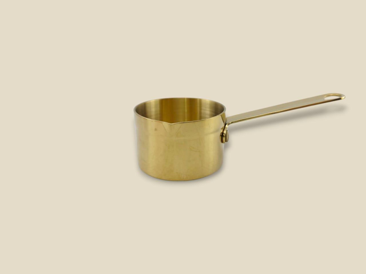 Stainless Steel Golden Mini Sauce Pot