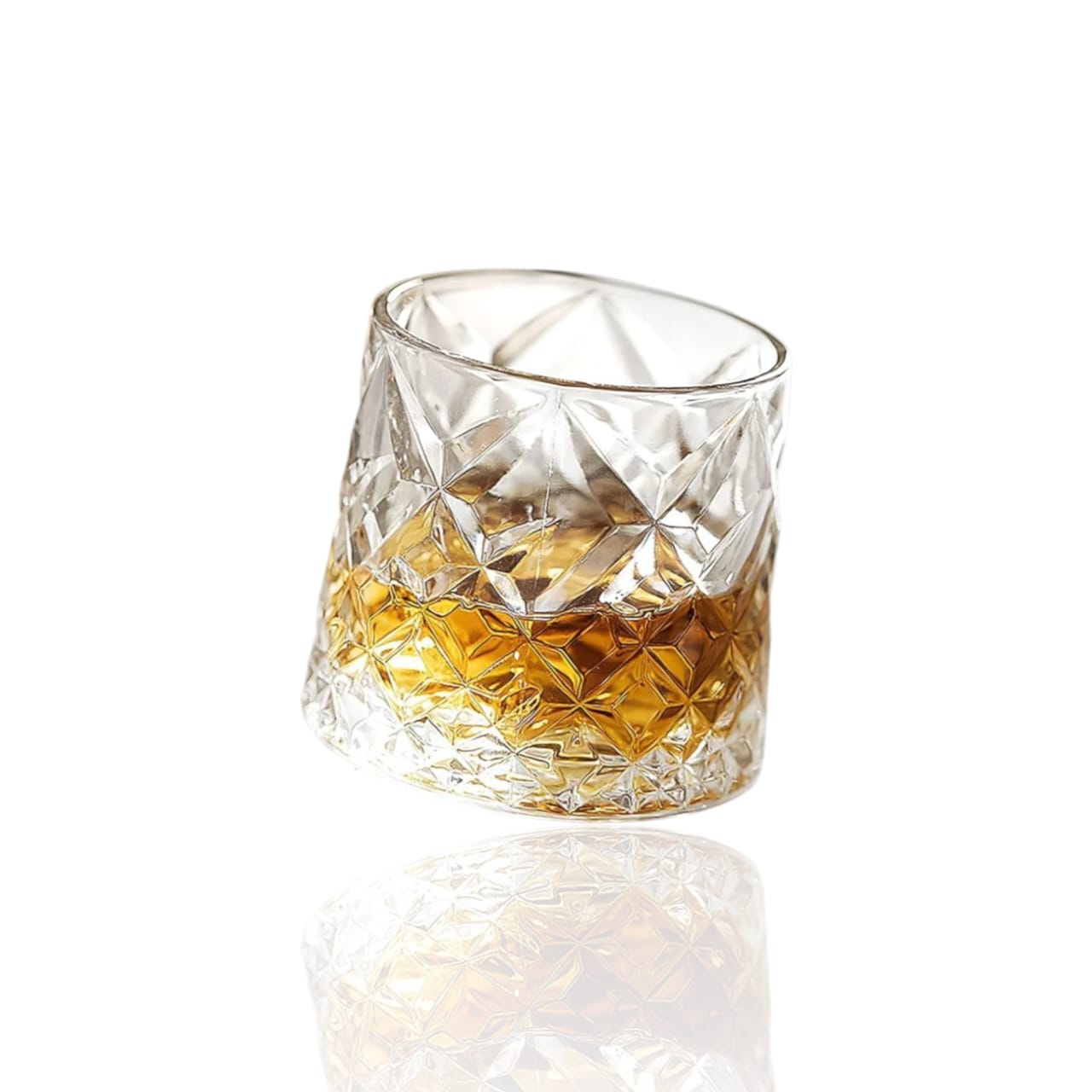 Danny Home Rotating Glass Set of 4-Pieces 320 ML