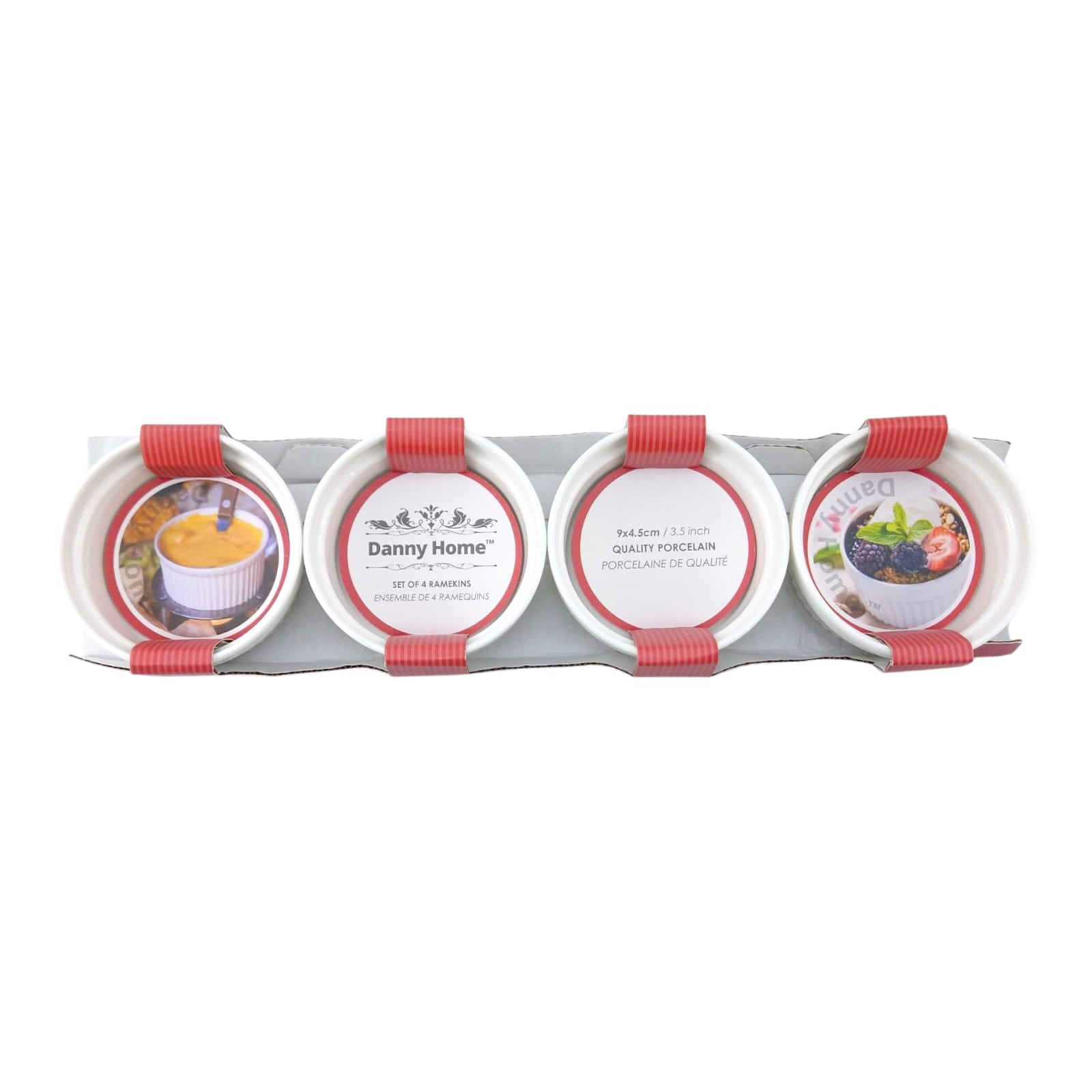 4-Piece Danny Home Ramekin Set 3.5"
