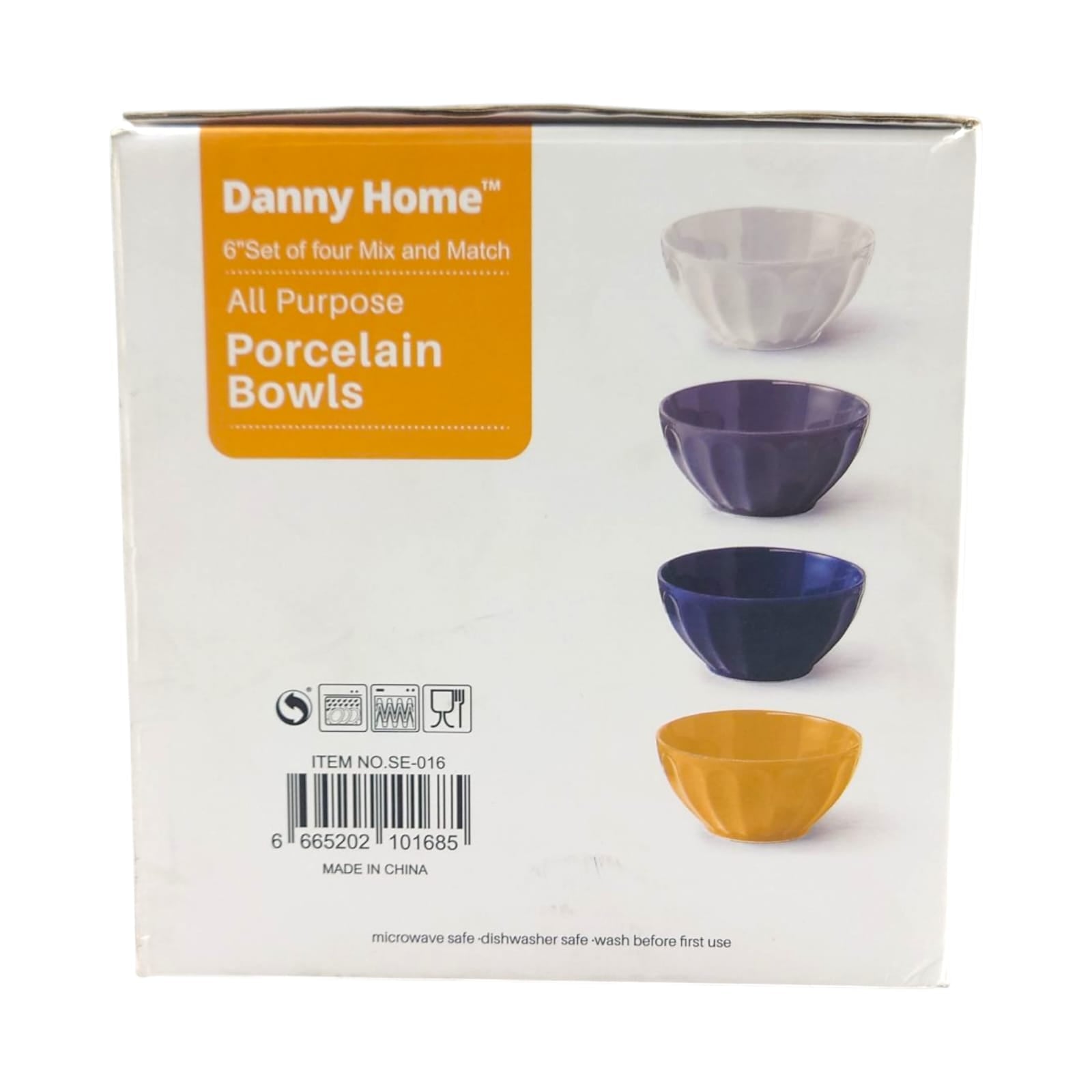Danny Home 4 Piece 6" Bowl Set