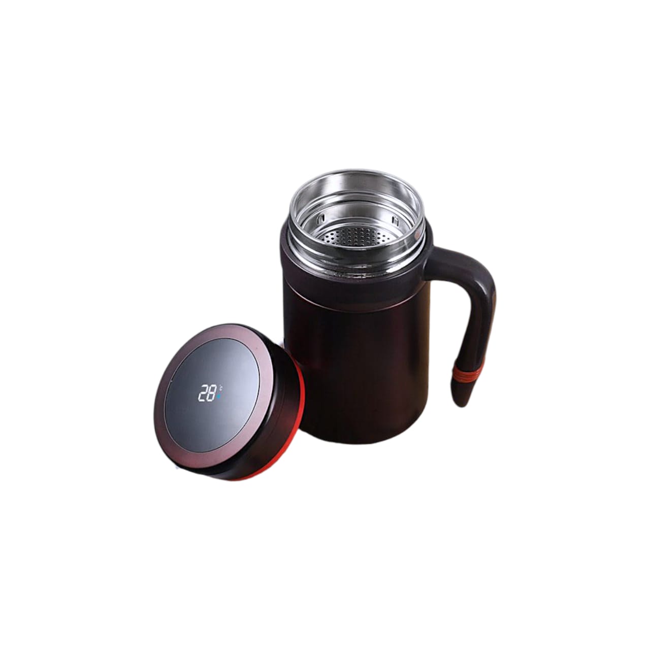 Smart Travel Mug (500 ML) With LED Temperature Display