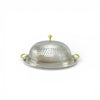 Oman Hammered Stainless Steel Serving Platter with Dome