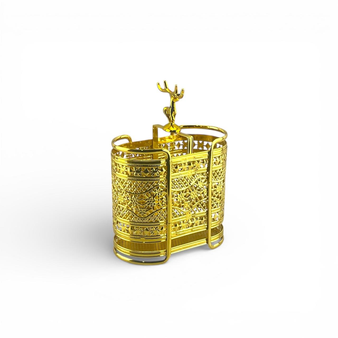 Fancy Golden Spoon Holder
