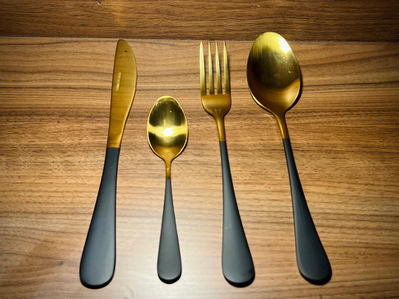 Falari Cutlery Set Black (24/Pcs)