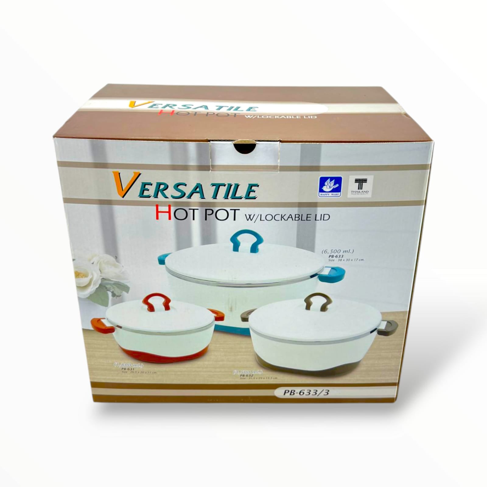 Versatile 3-Piece Hot Pot Set