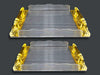Fancy 2-Piece Acrylic Rectangular Serving Tray Set