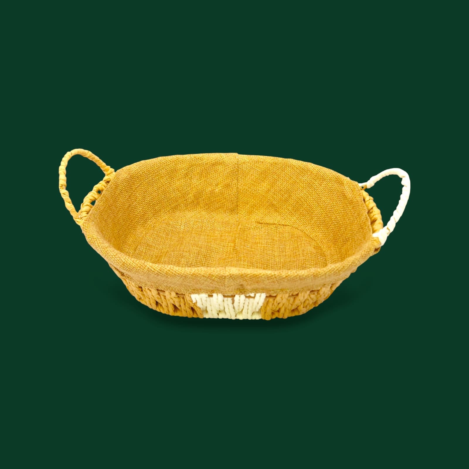 Prime Oval Bread Basket With Fabric