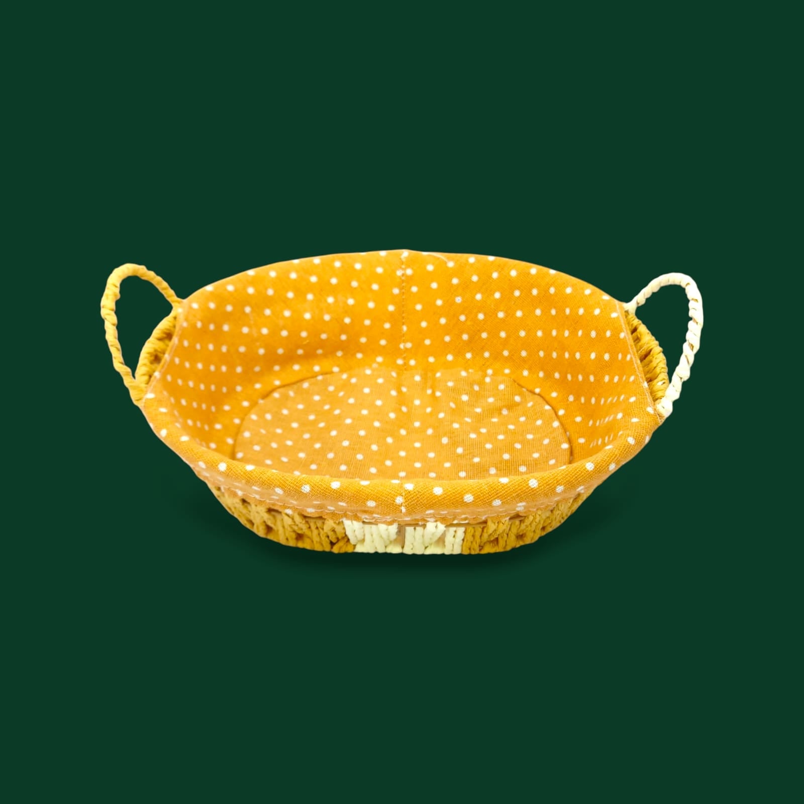 Prime Oval Bread Basket With Fabric