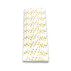 Fancy 25-Piece Golden Stars Drinking Straws