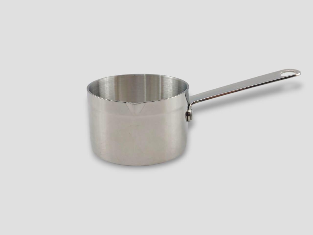 Stainless Steel Silver Mini Sauce Pot