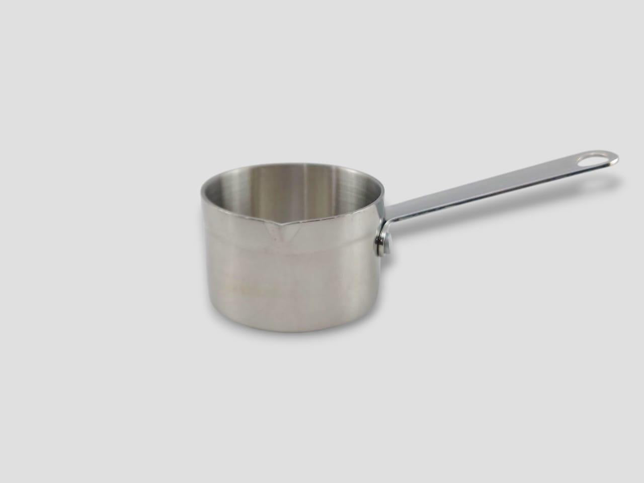 Stainless Steel Silver Mini Sauce Pot