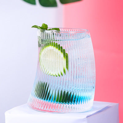4-Piece Danny Home Crescent Glass