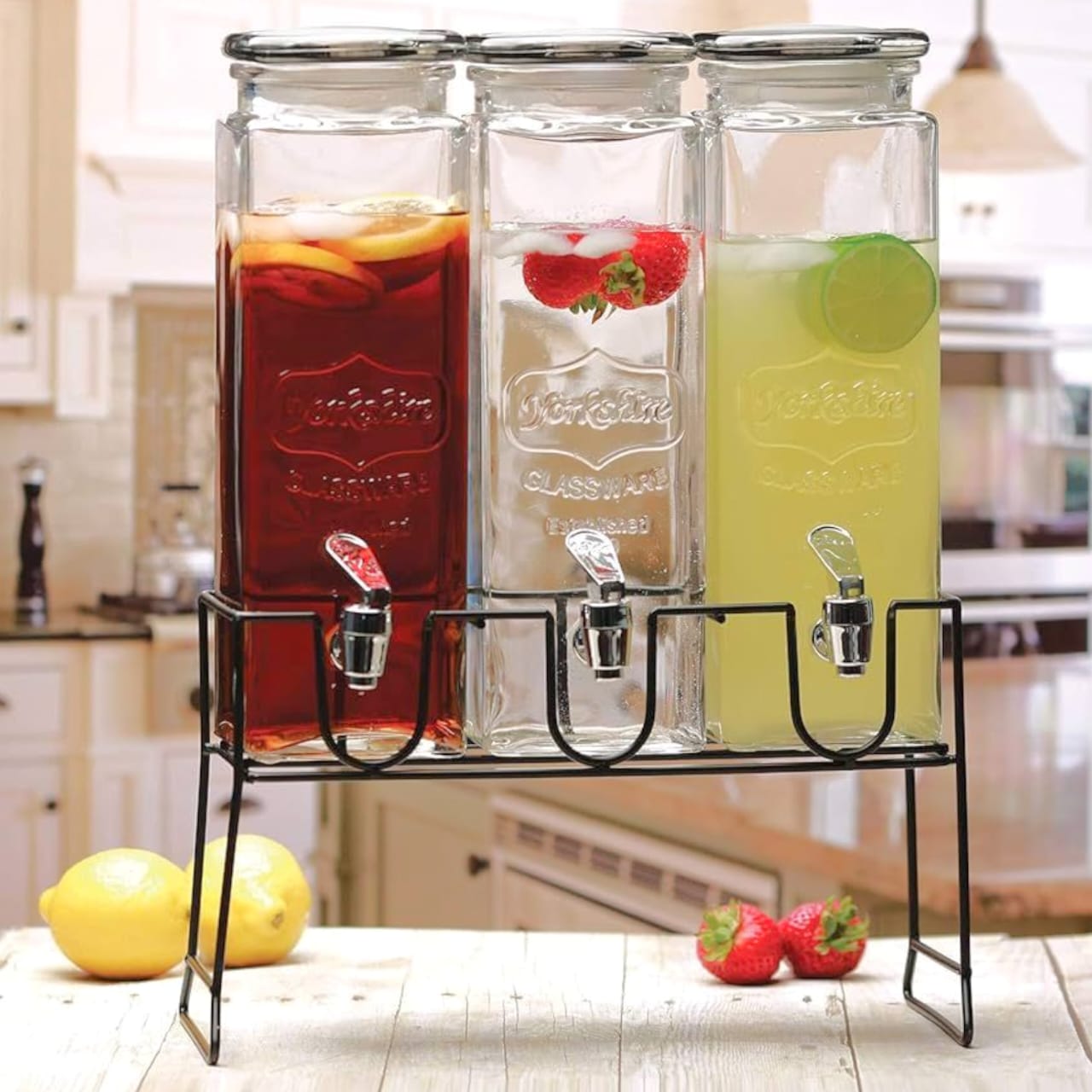 Danny Home 2.3-Litre × 3 Beverage Dispenser With Stand
