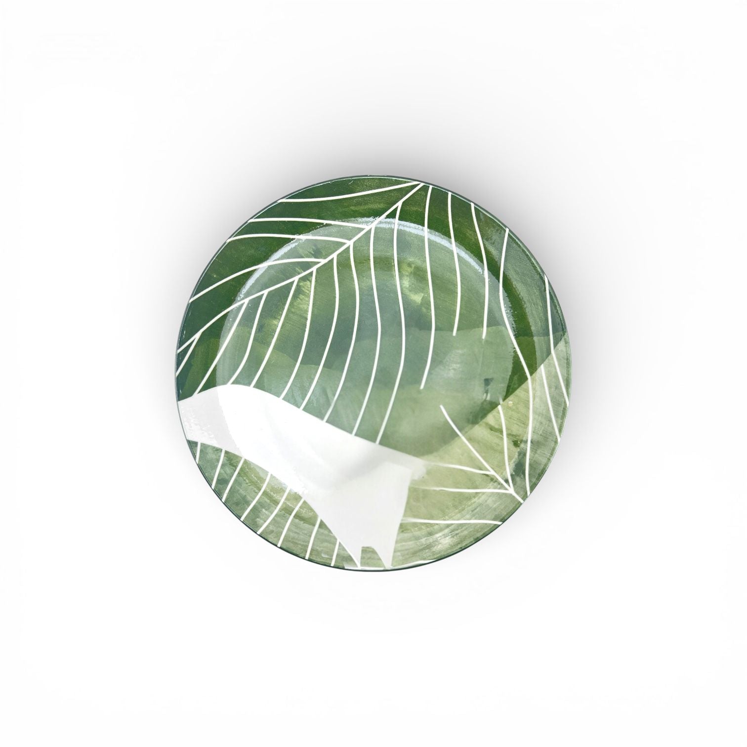 Gupan 30-Piece Green Leaf Dinner Set