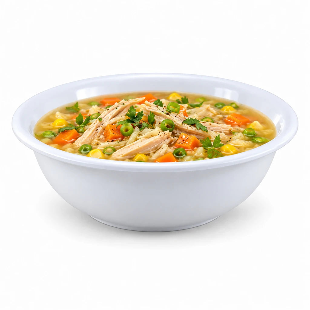 Blaze White Melamine Serving Bowl - 9 Inch