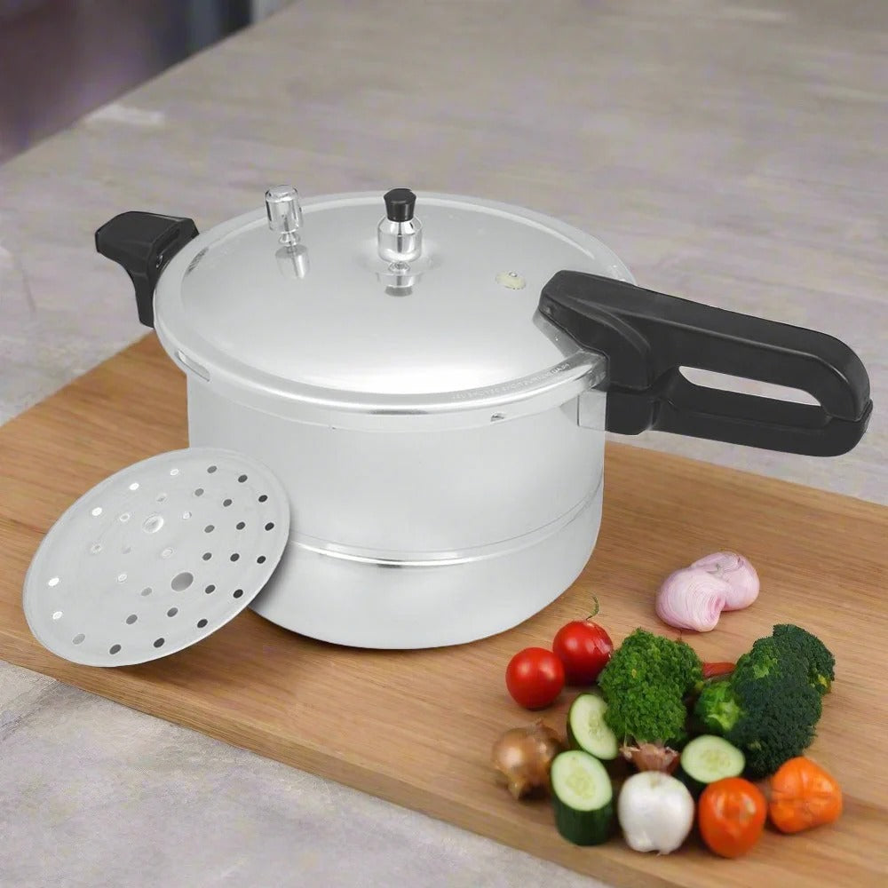 Majestic Aluminum Pressure Cooker & Steamer 1305