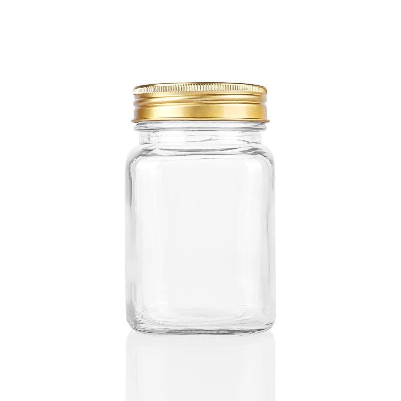 Square Glass Storage Jar (480145-Y605)
